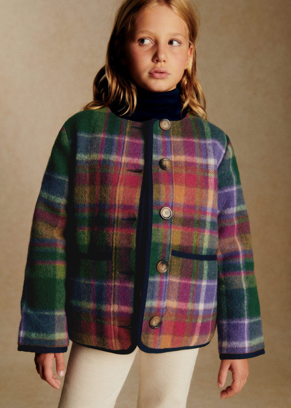 Philo Coat - Multicolored Checks