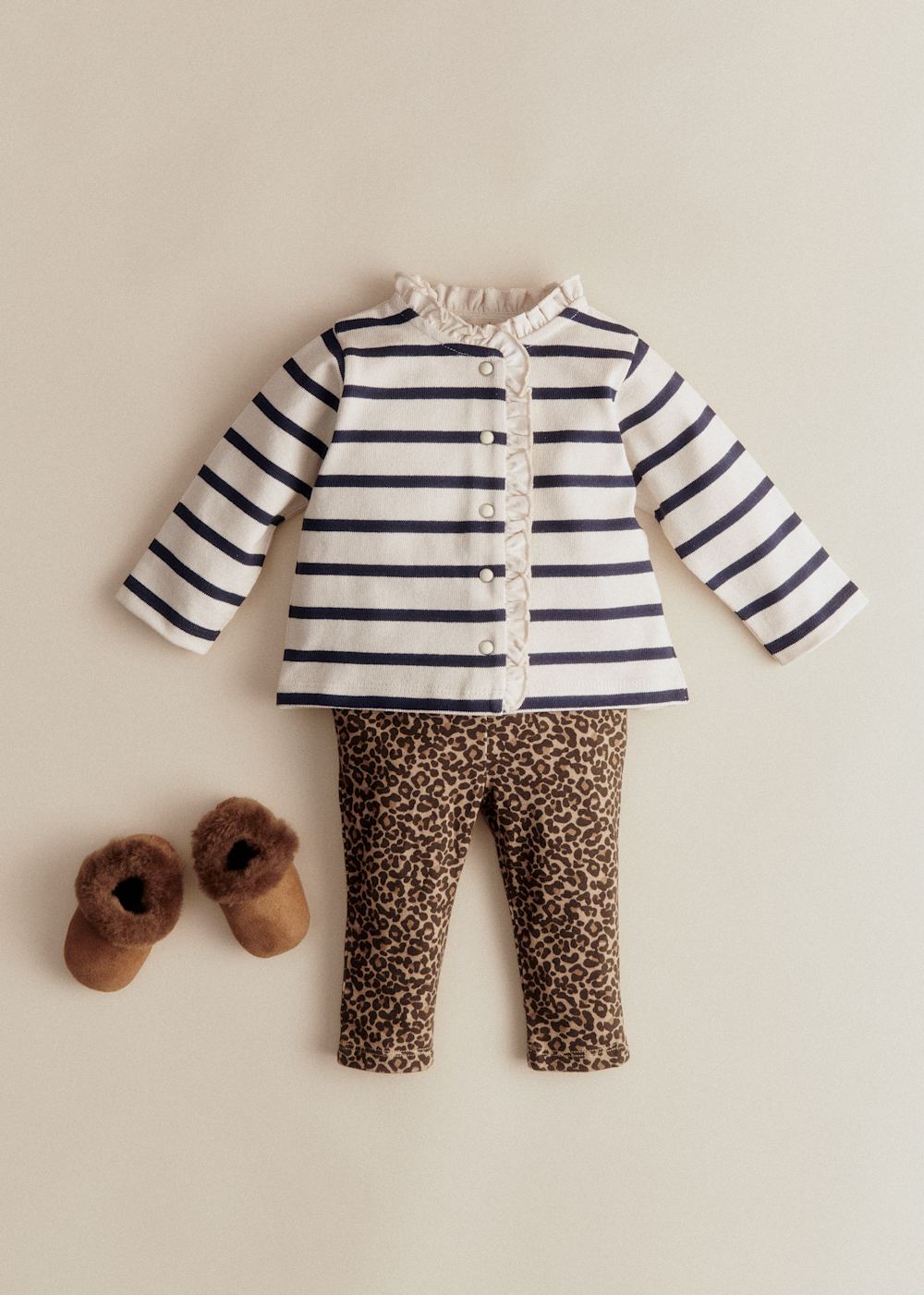 Lily Leggings - Leopard Beige