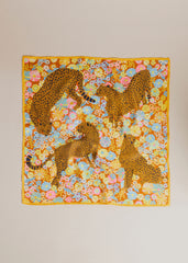 Marisol Foulard - Sézane x Inoui Editions - Caramel Pampa Print