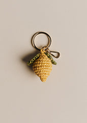 Lemon Bag Accessory - Yellow Raffia