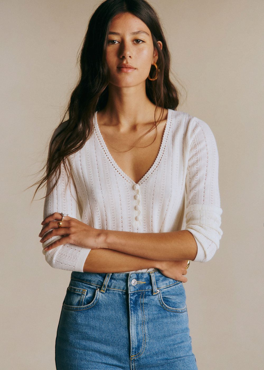Tess Jumper - Ecru