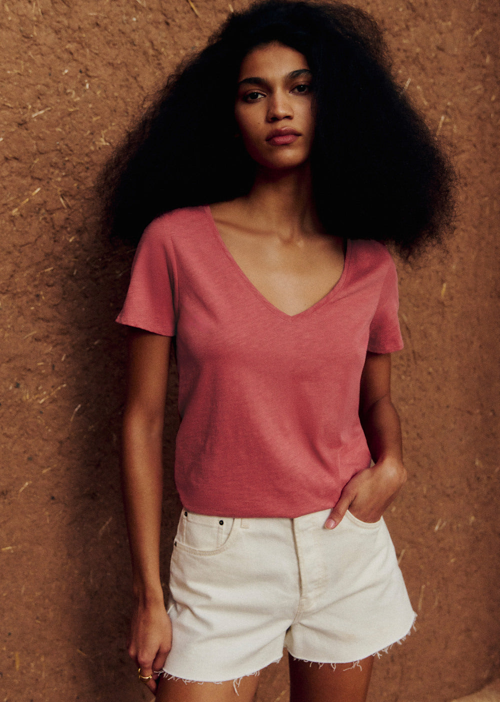 Malcolm T-Shirt - Blush Pink