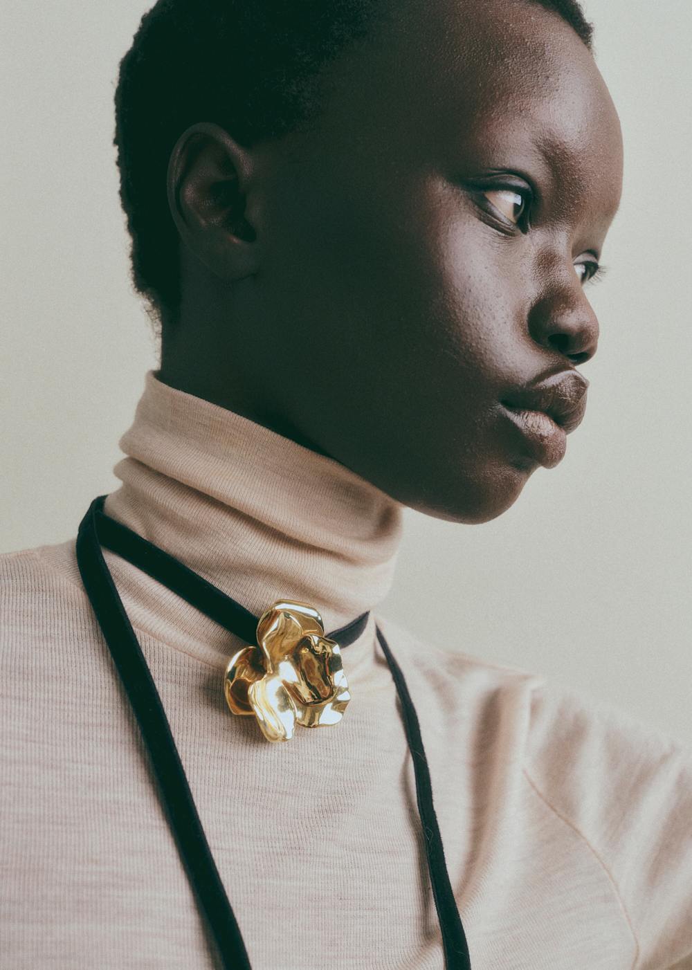 Capucine Necklace - Gold Pink Creation