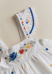 Martha Dress - Spring Placed Embroidery