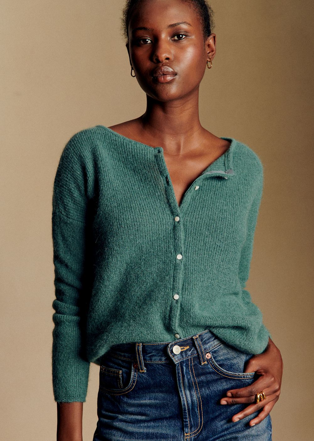 Gaspard Cardigan - Sage