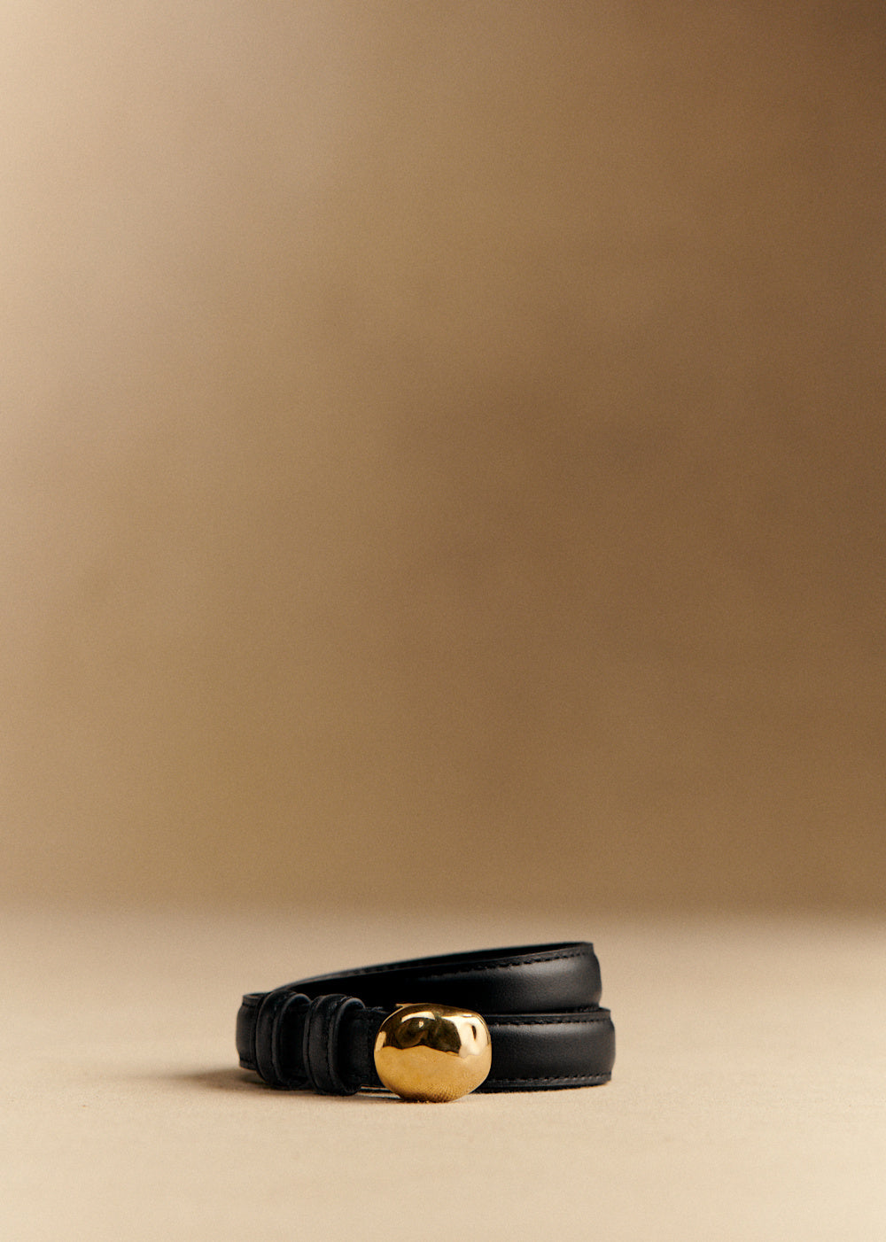 Lisa  Belt - Glossy Black