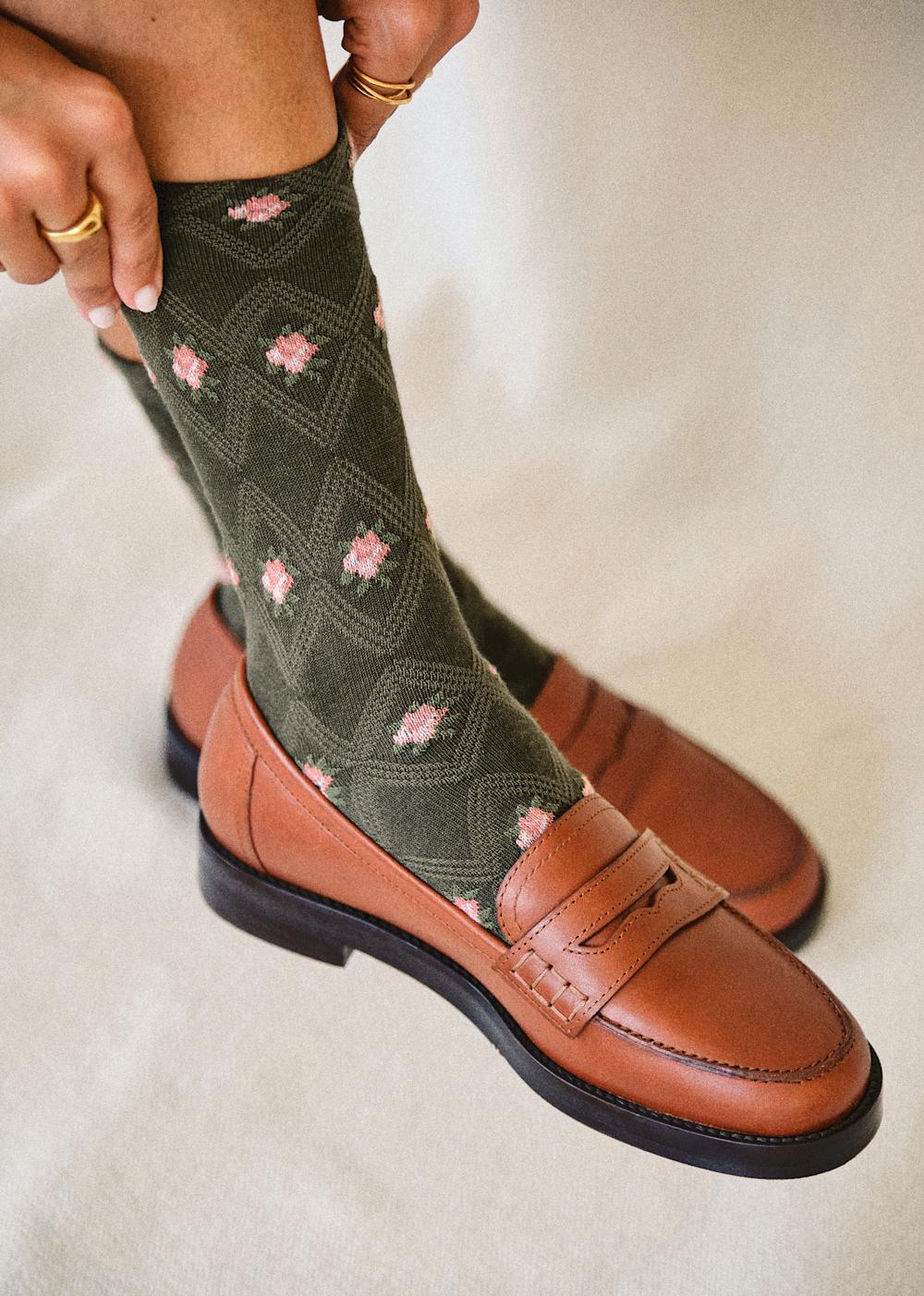 Julia Socks - Olive