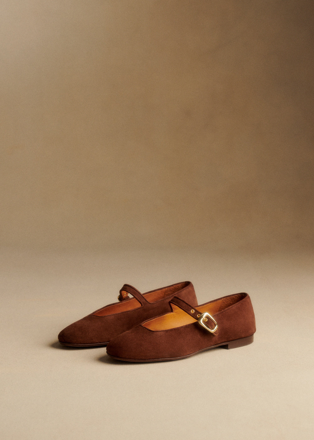 Valentin Low Ballerinas - Mocha