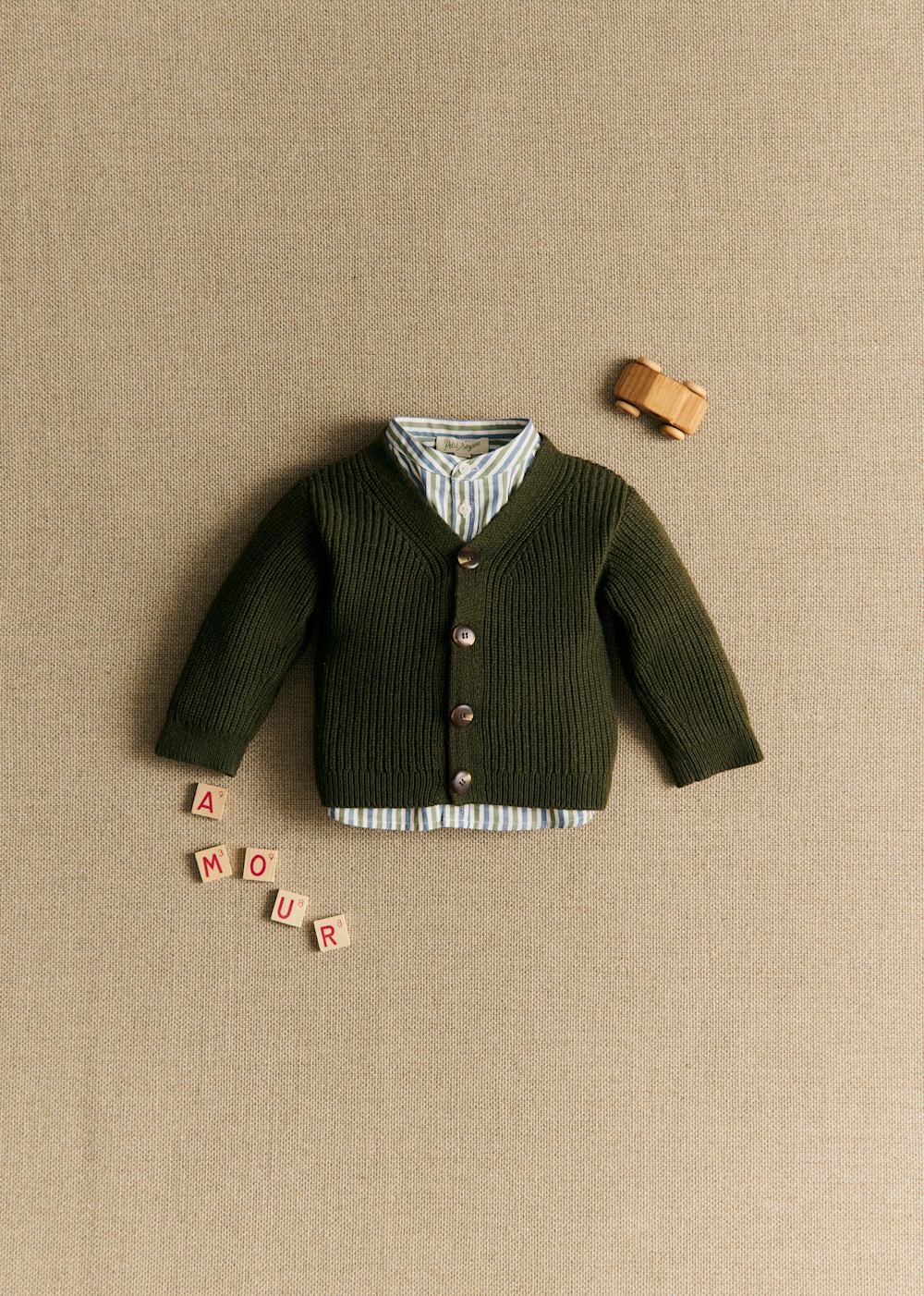 Nuno Cardigan - Olive Green