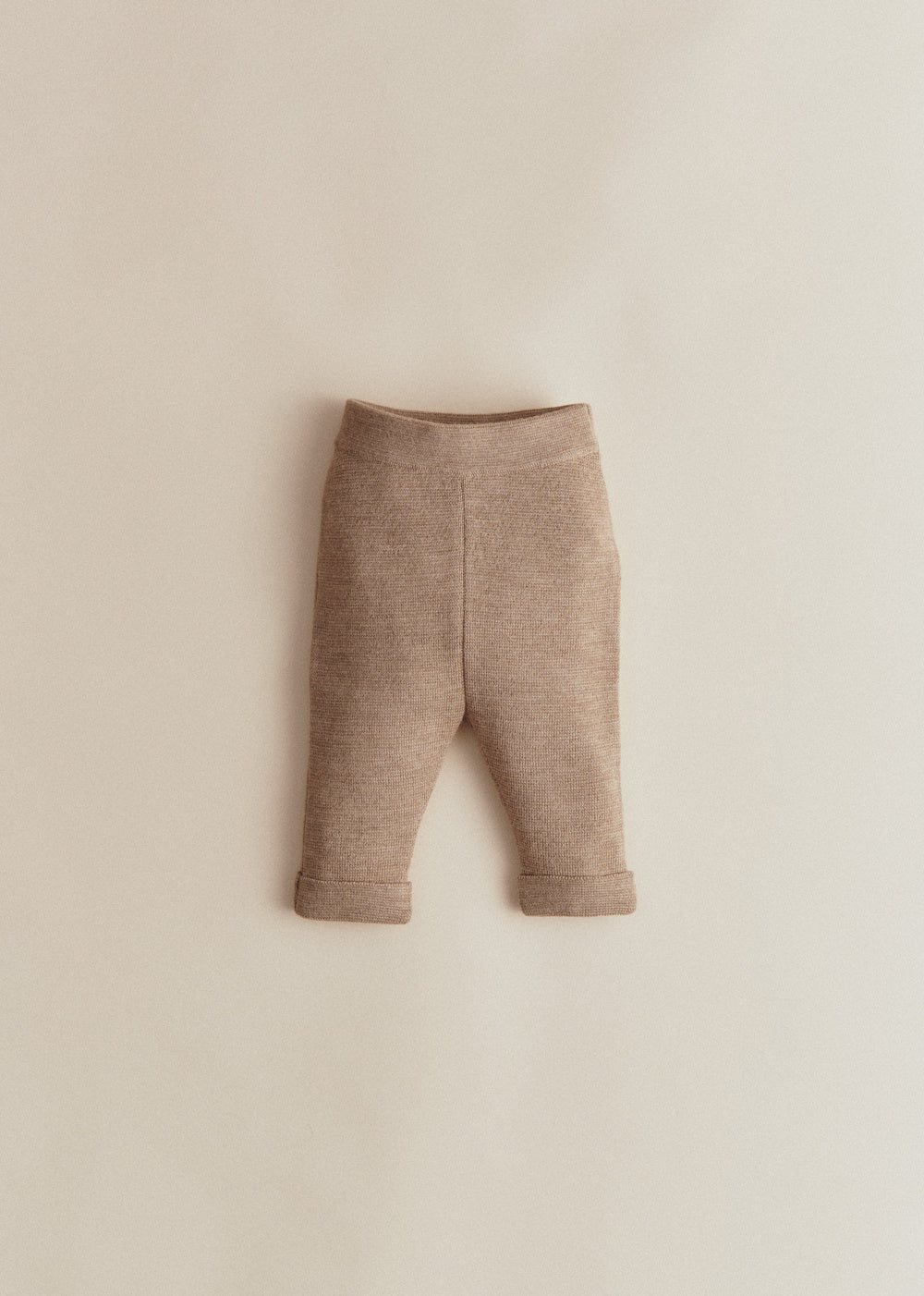 Boris Knit Trousers - Mottled Beige