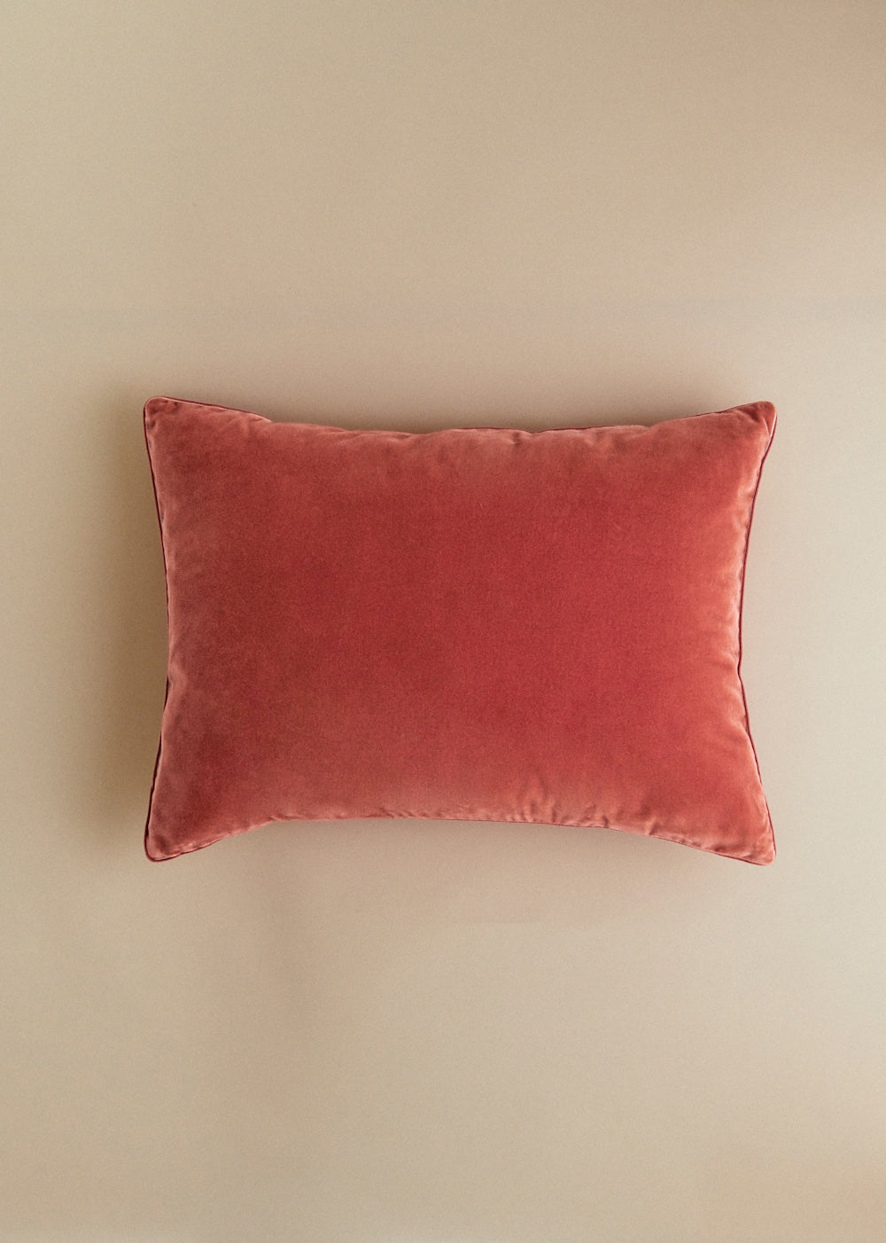 Velvet Edition Cushion - Large model - Blush