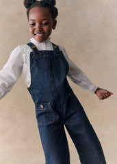 Martine Overalls - Dark Blue Denim