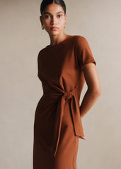 Pippa Dress - Mahogany