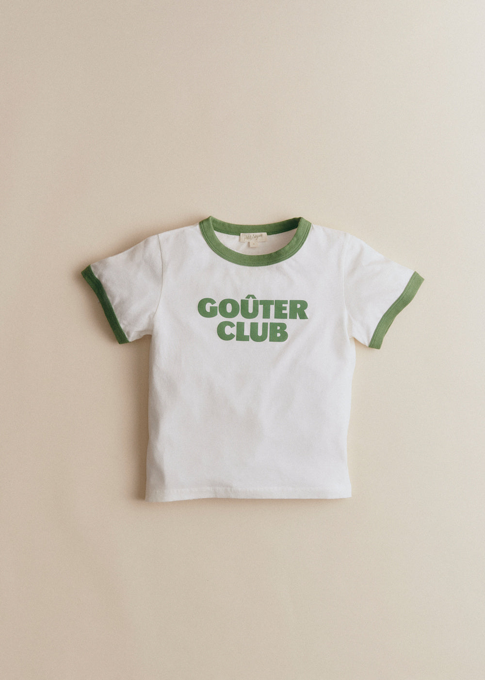 Goûter Club T-Shirt - Ecru Green