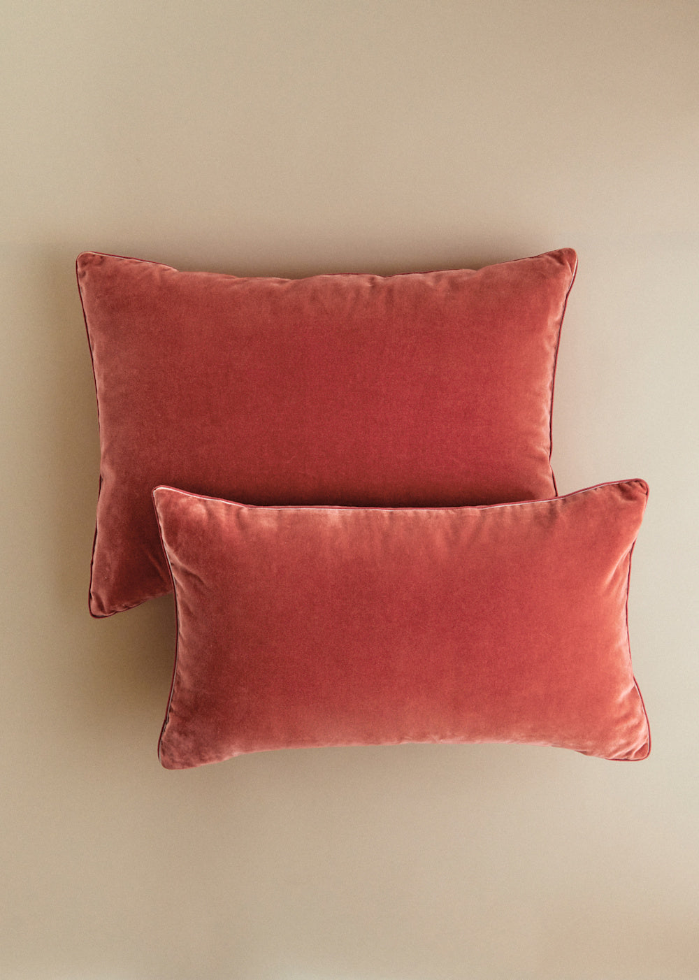 Velvet Edition Cushion - Small Model - Blush