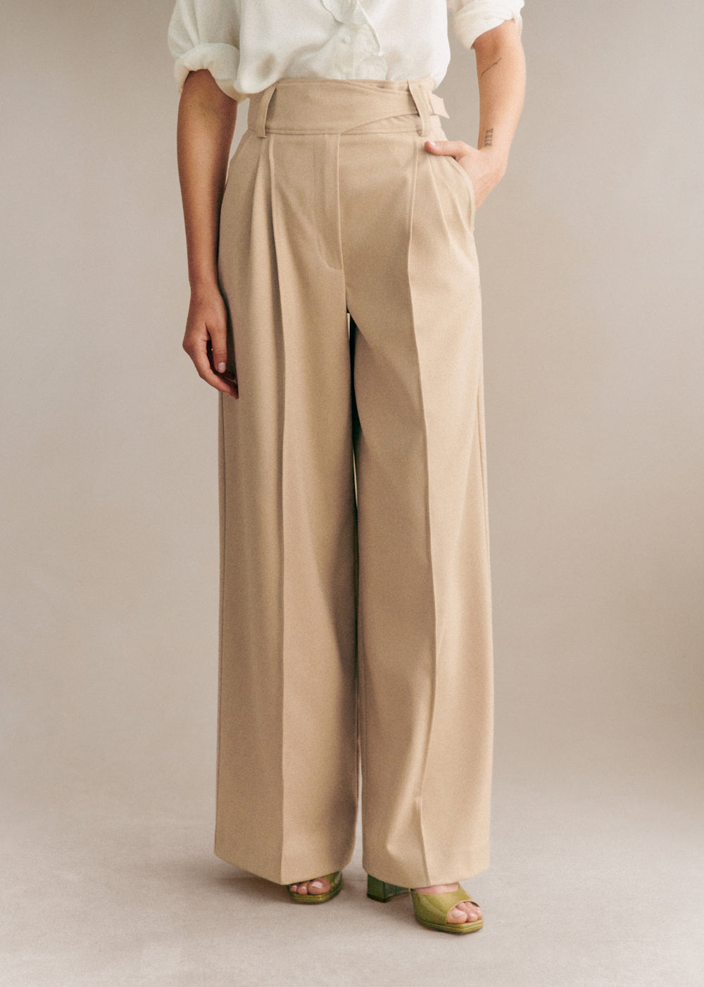 Aldo Trousers - Sand