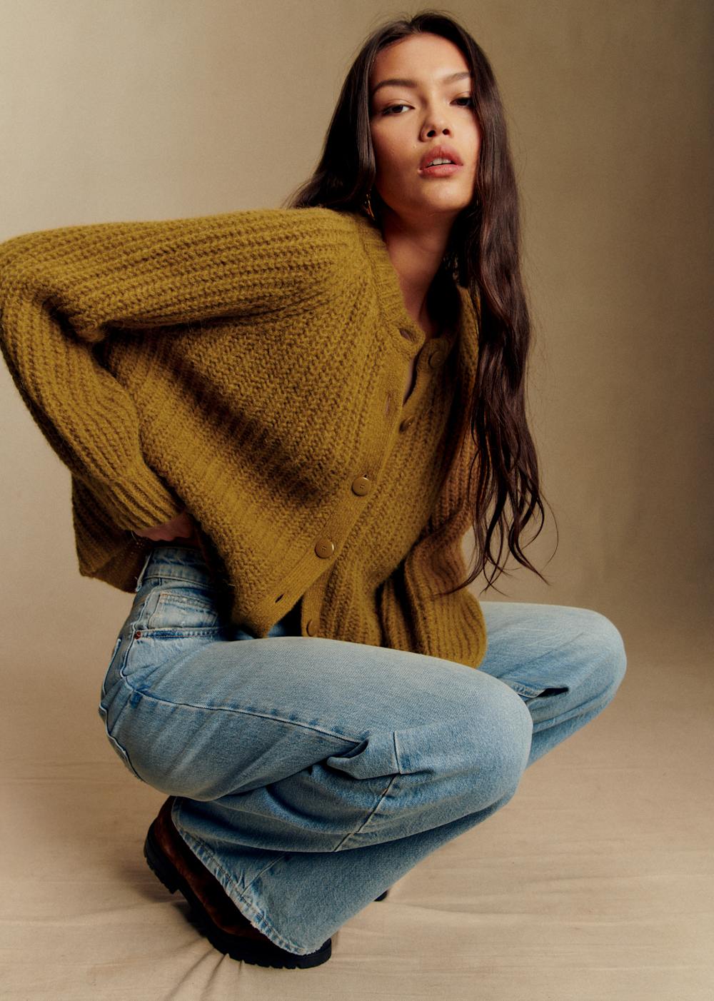 Emile Cardigan - Gold