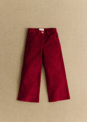 Le Wide Leg Pants - Petit Sézane x Antoinette Poisson - Red