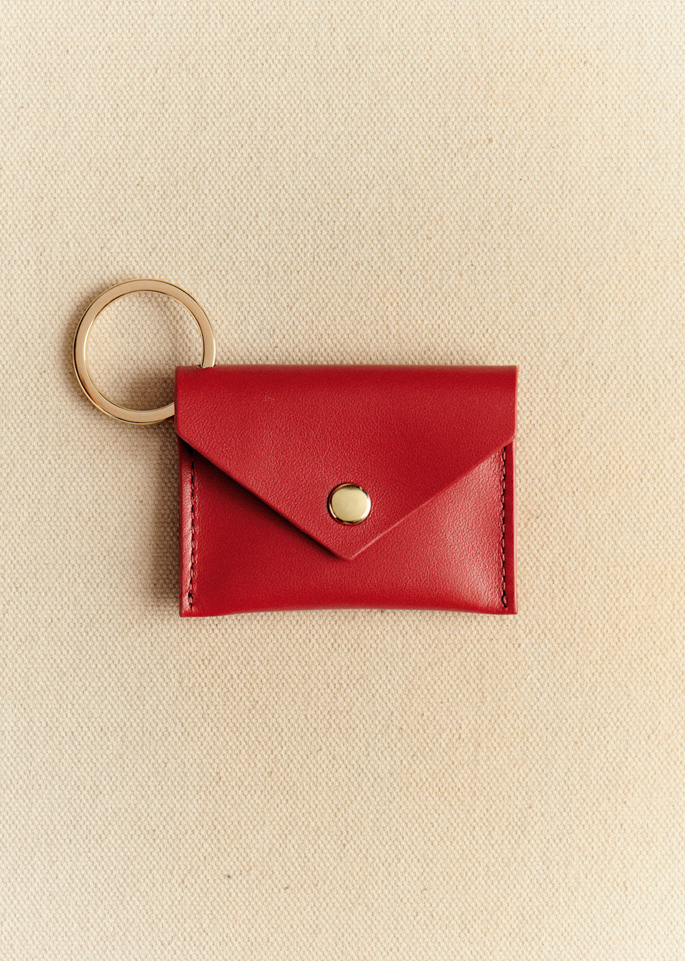 Envelope Keychain - Passion Red