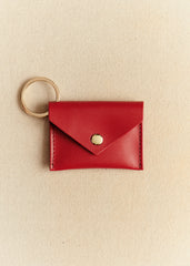 Envelope Keychain - Passion Red