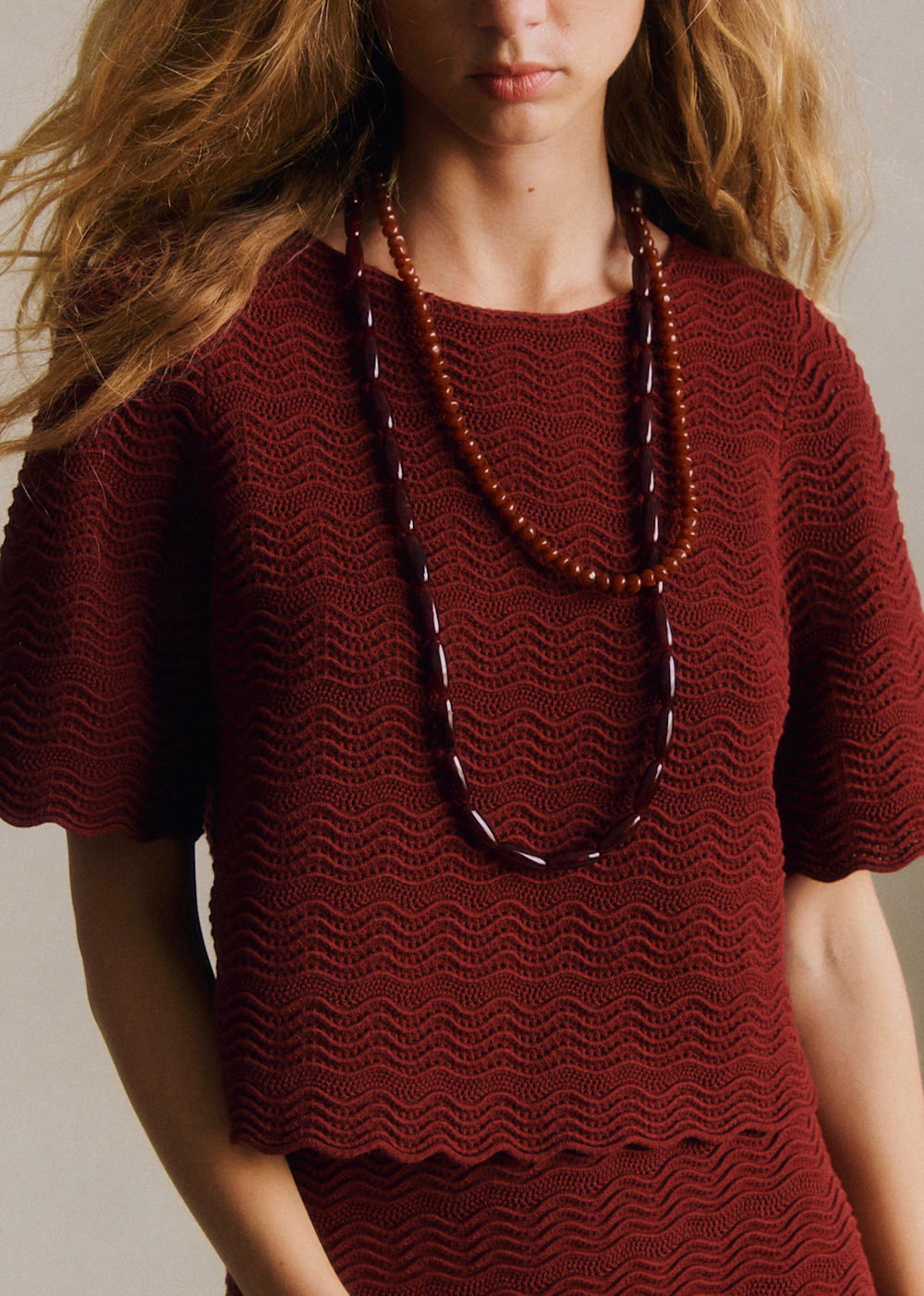 THIANE Sweater - Cherry