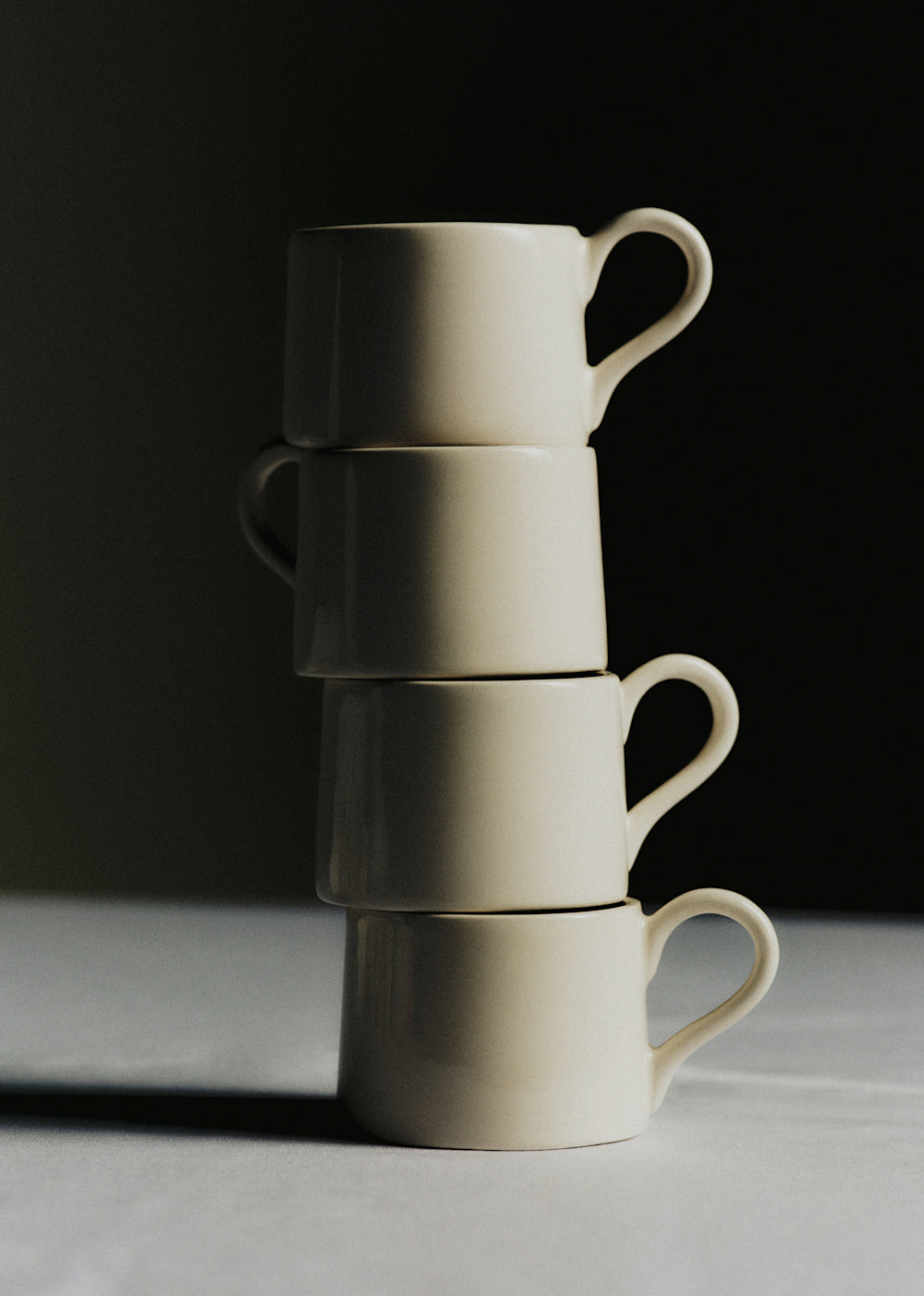 Set of 4 espresso cups - Ecru