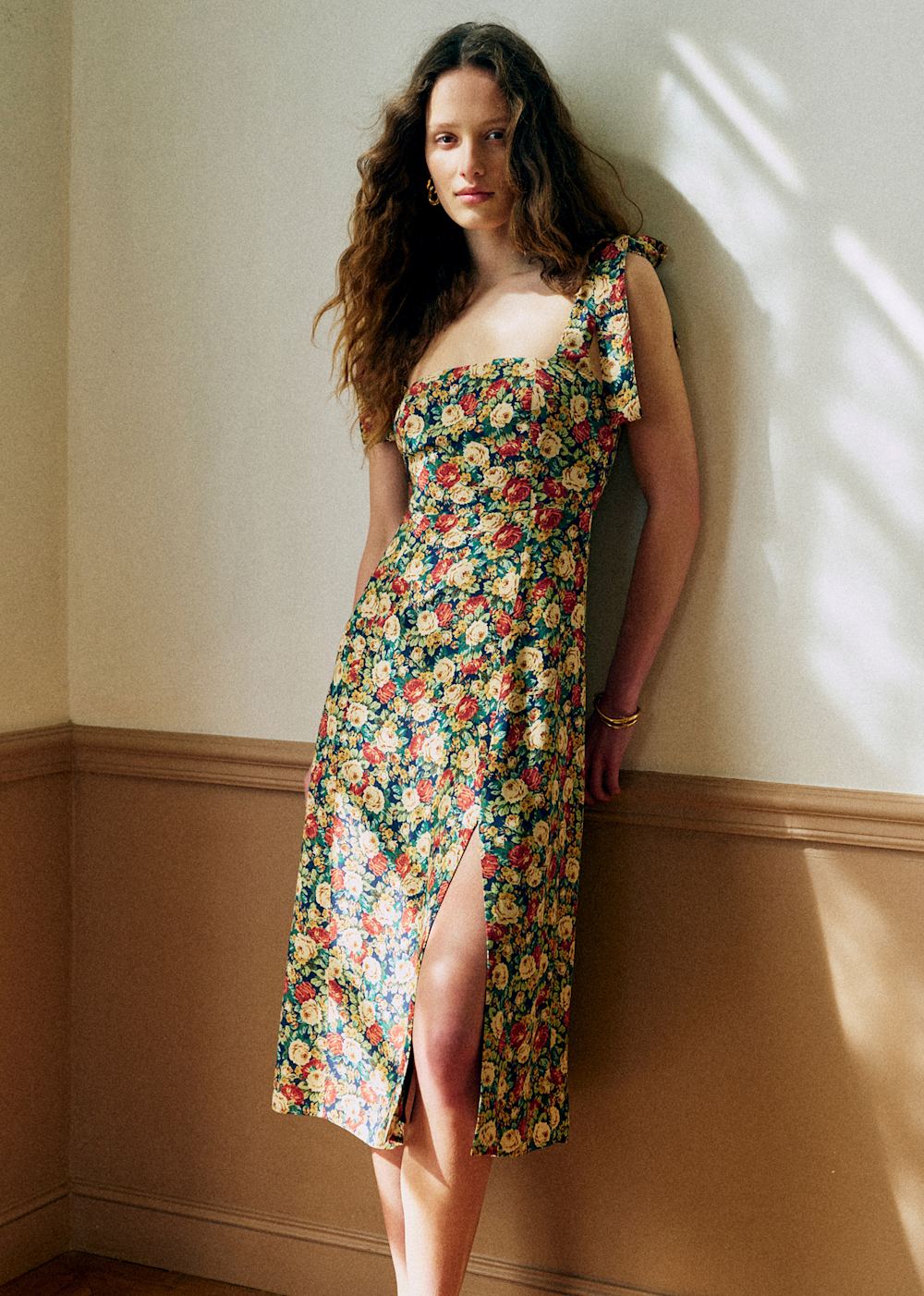 Dorotha Dress - Alicante Blue Print