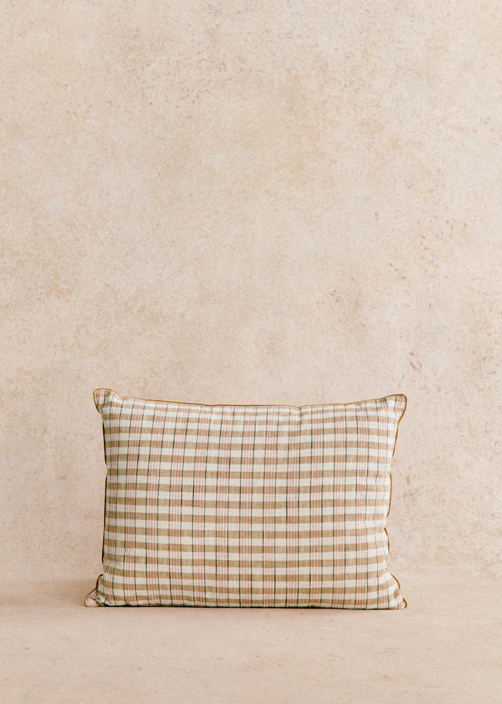 Pianissimo Woven Cushion -  Large Model - Coffee And Blush