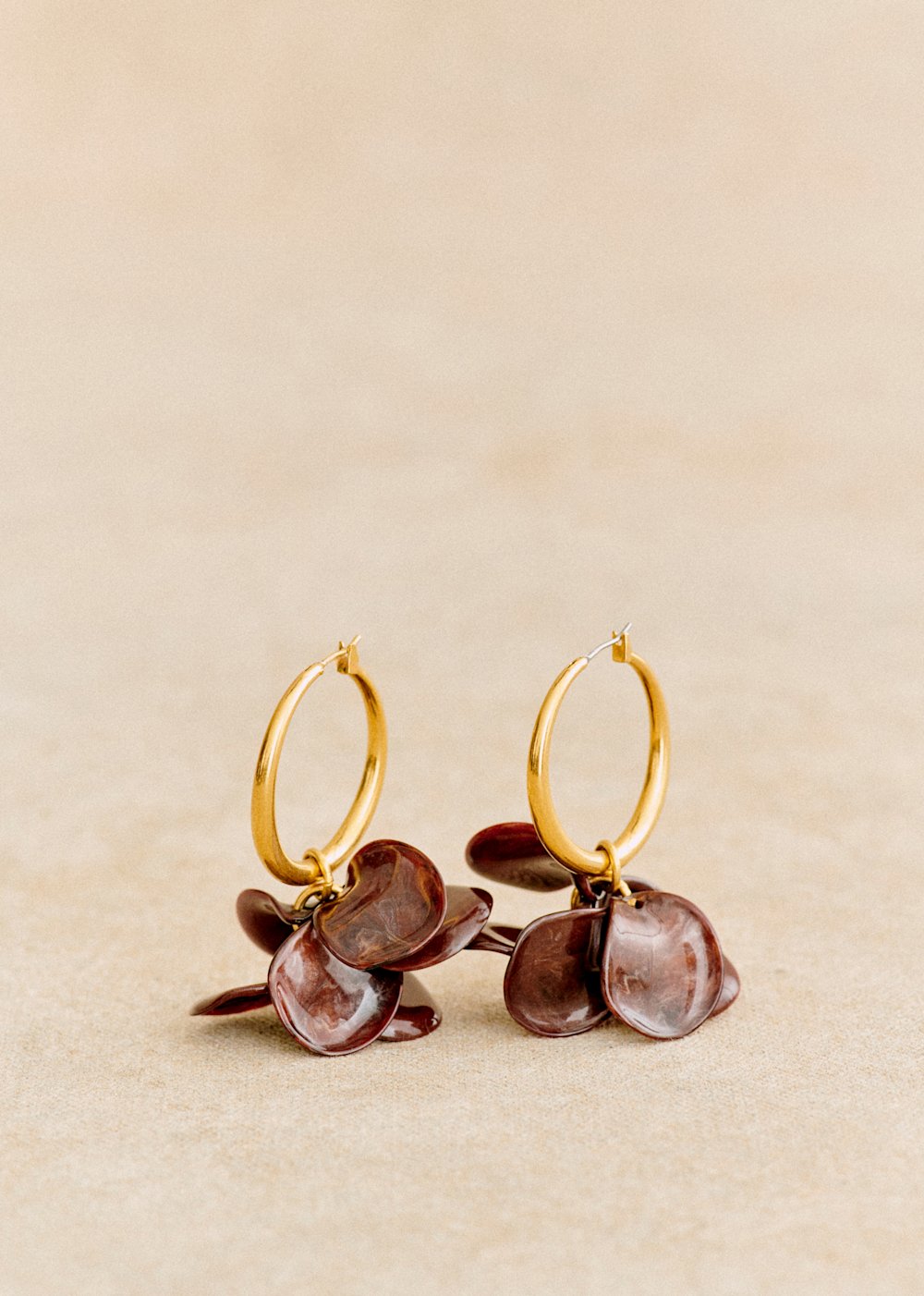 Flora Hoops - Brown