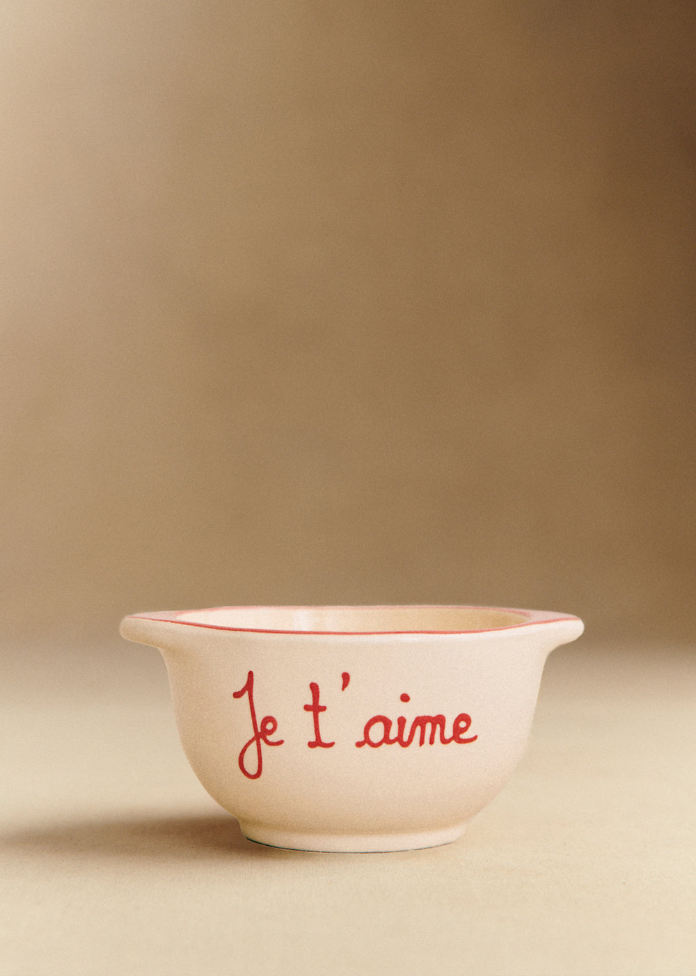Je t'aime Bowl - Sézane x Maison Roussot - Red