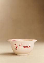 Je t'aime Bowl - Sézane x Maison Roussot - Red