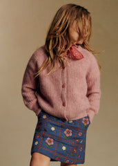 Emile Cardigan - Mottled Pink