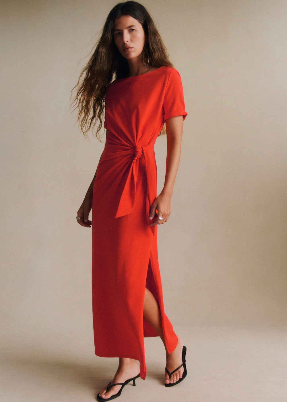Pippa Dress - Coral
