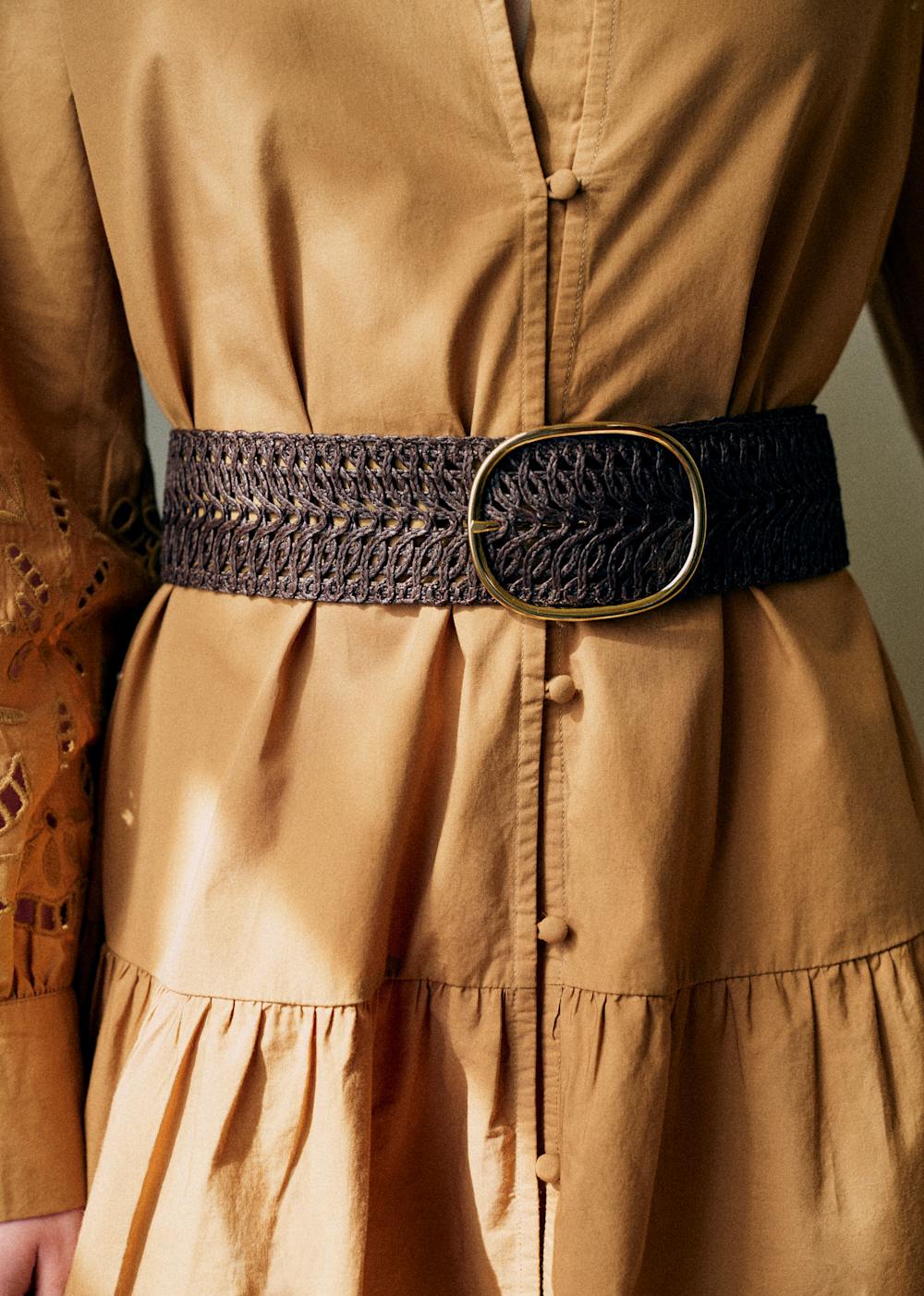 Nala Belt - Choco Braided Textile