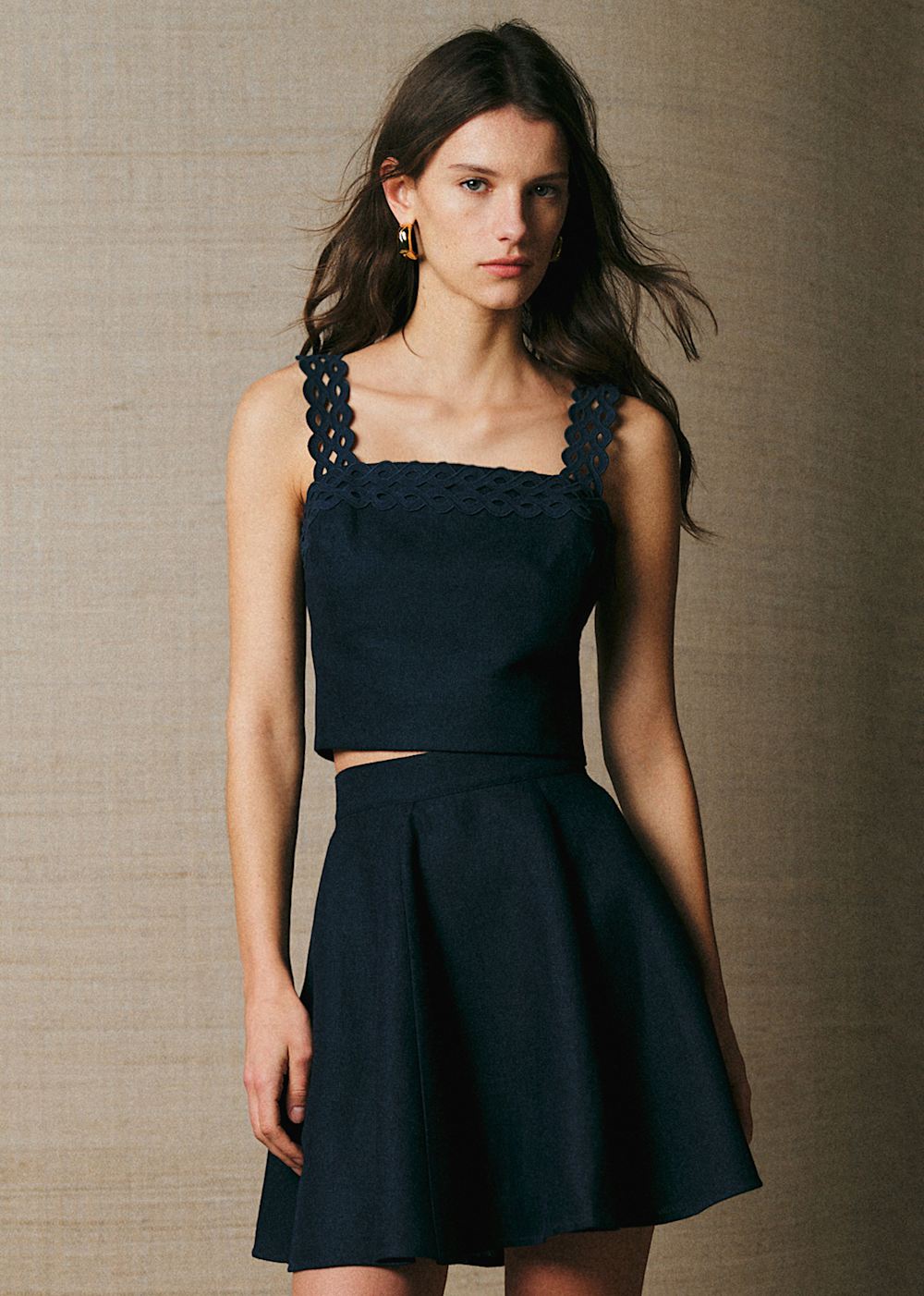 Meralie Skirt - Navy