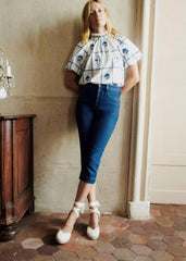 Capri Jeans - Deep Blue