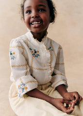 Chlo Shirt - Petit Sézane x Lucia Vergara - Aciano Embroidery