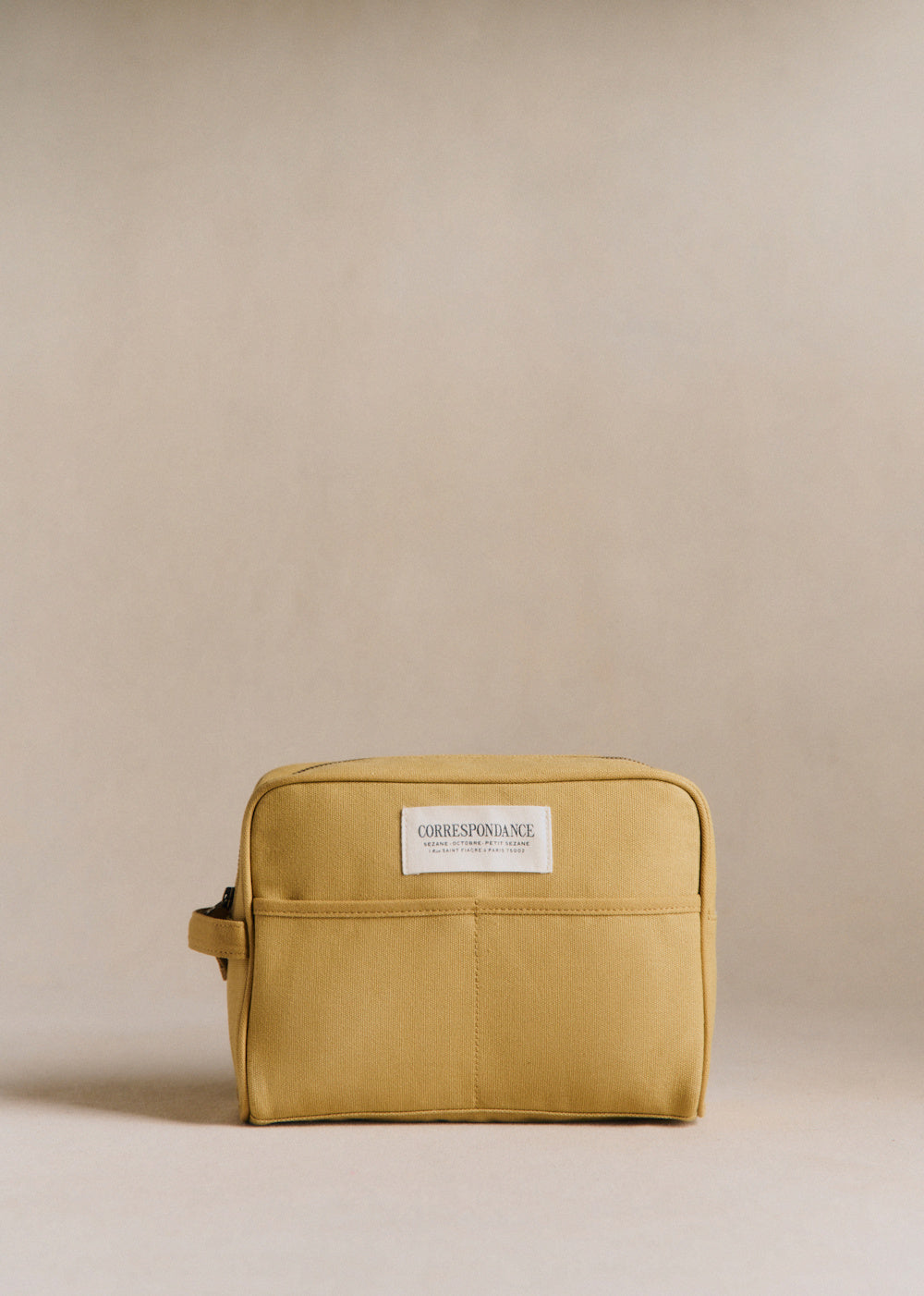 Large Toiletry Bag - Beige
