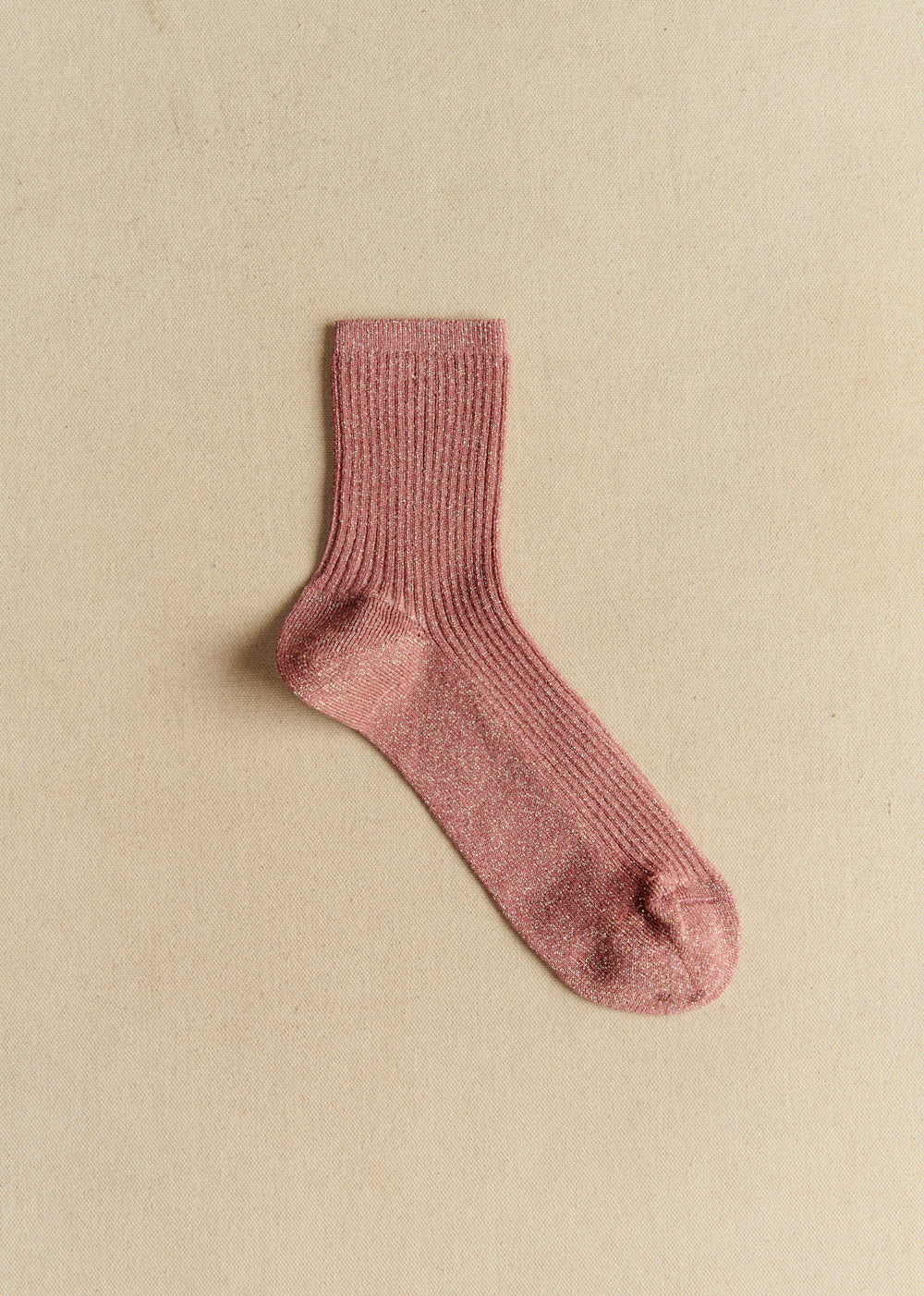 Lurex Socks - Blush