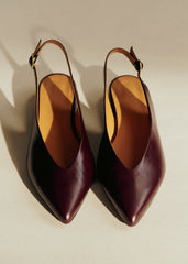 Suzanne Low Ballerinas - Vintage Bordeaux