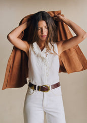 Sasky Blouse - Ecru