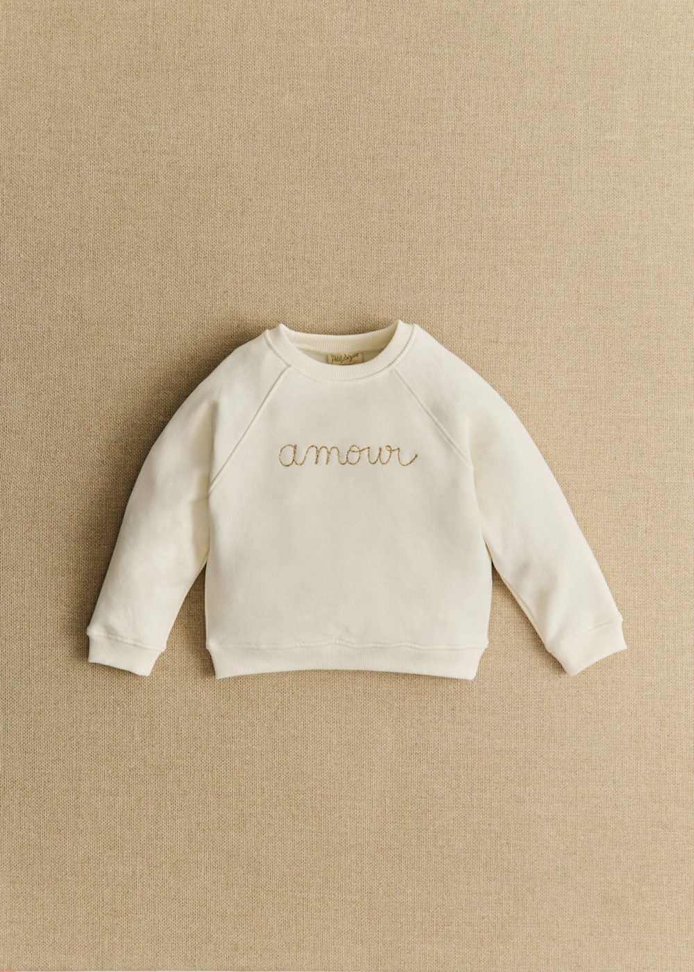 Tommy Amour Sweatshirt - Ecru Gold