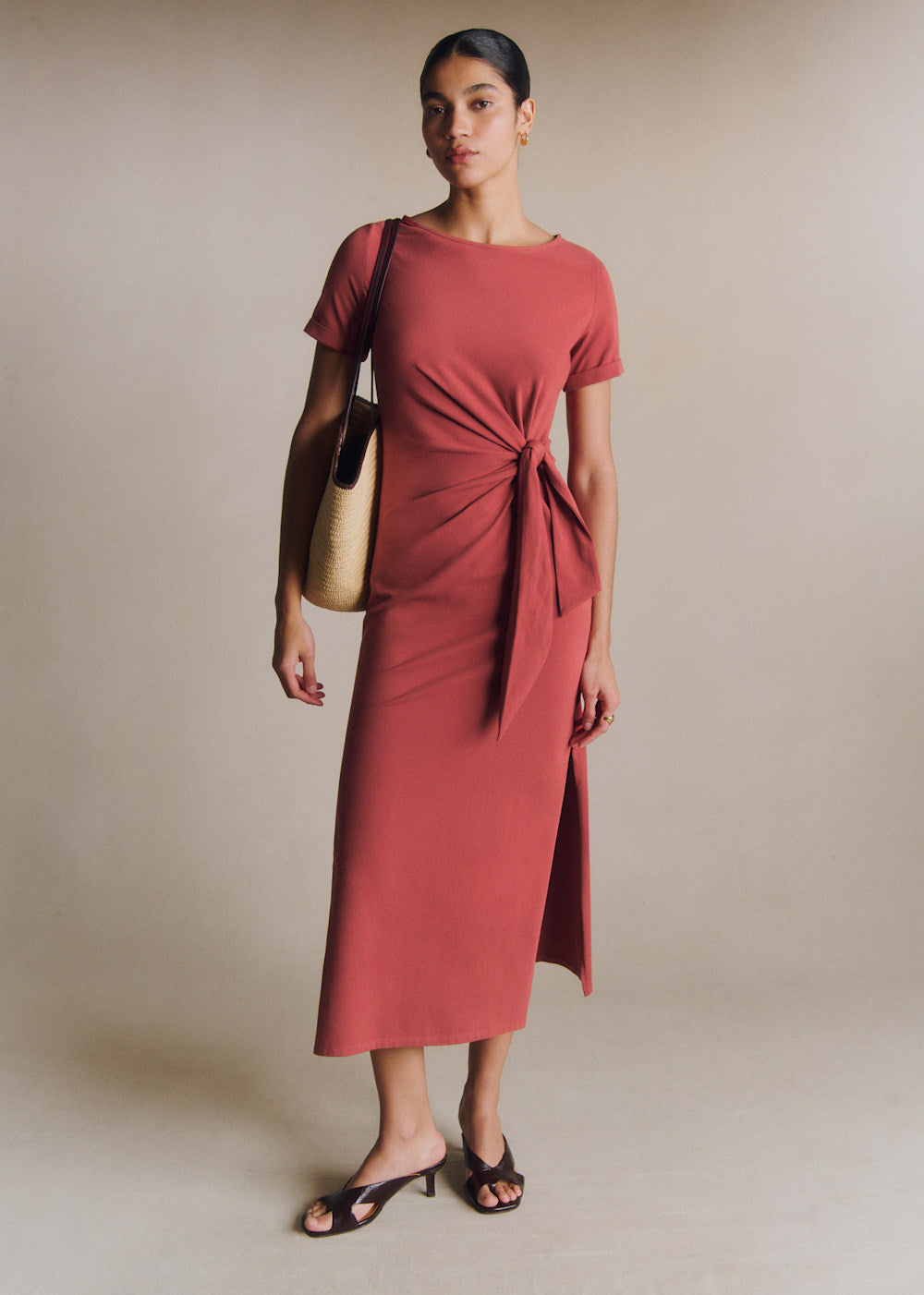 Pippa Dress - Rosewood