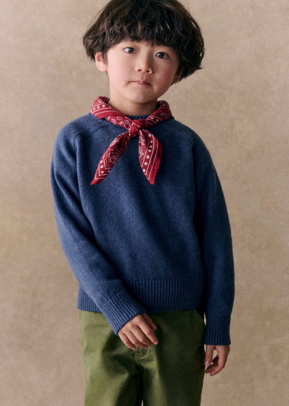 Fergus Jumper - Mottled Blue