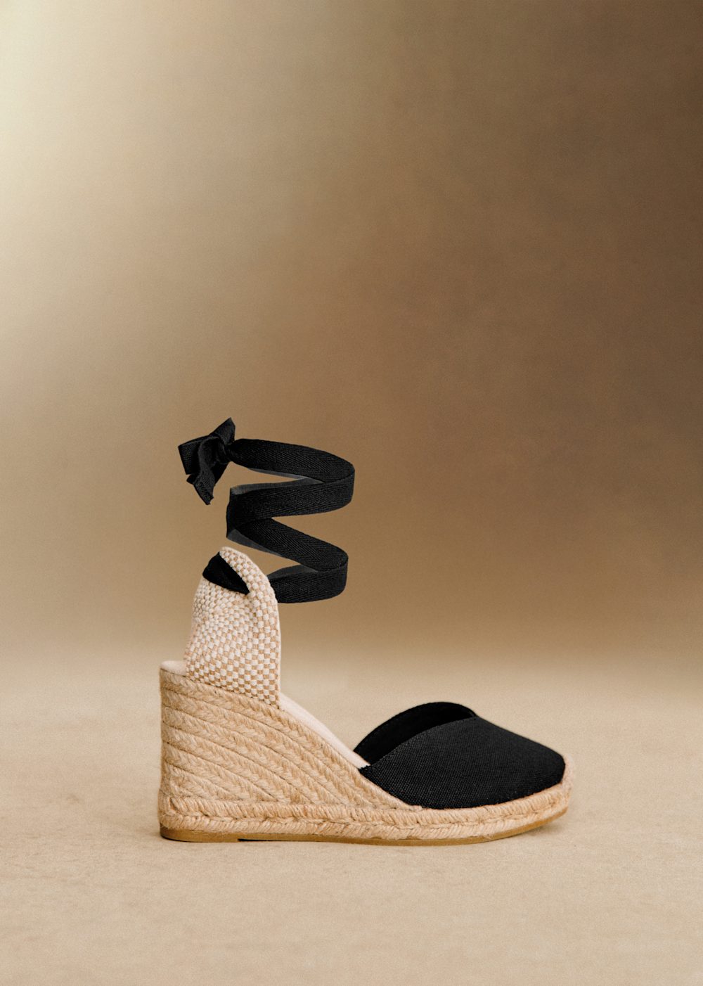 Diane Espadrilles - Black Canvas