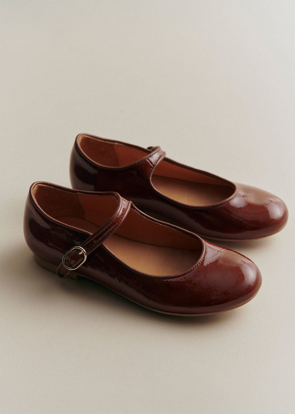 Paula Ballerinas - Patent Caramel