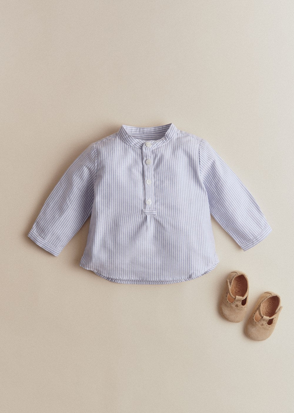 Sacha Shirt - Blue Ecru