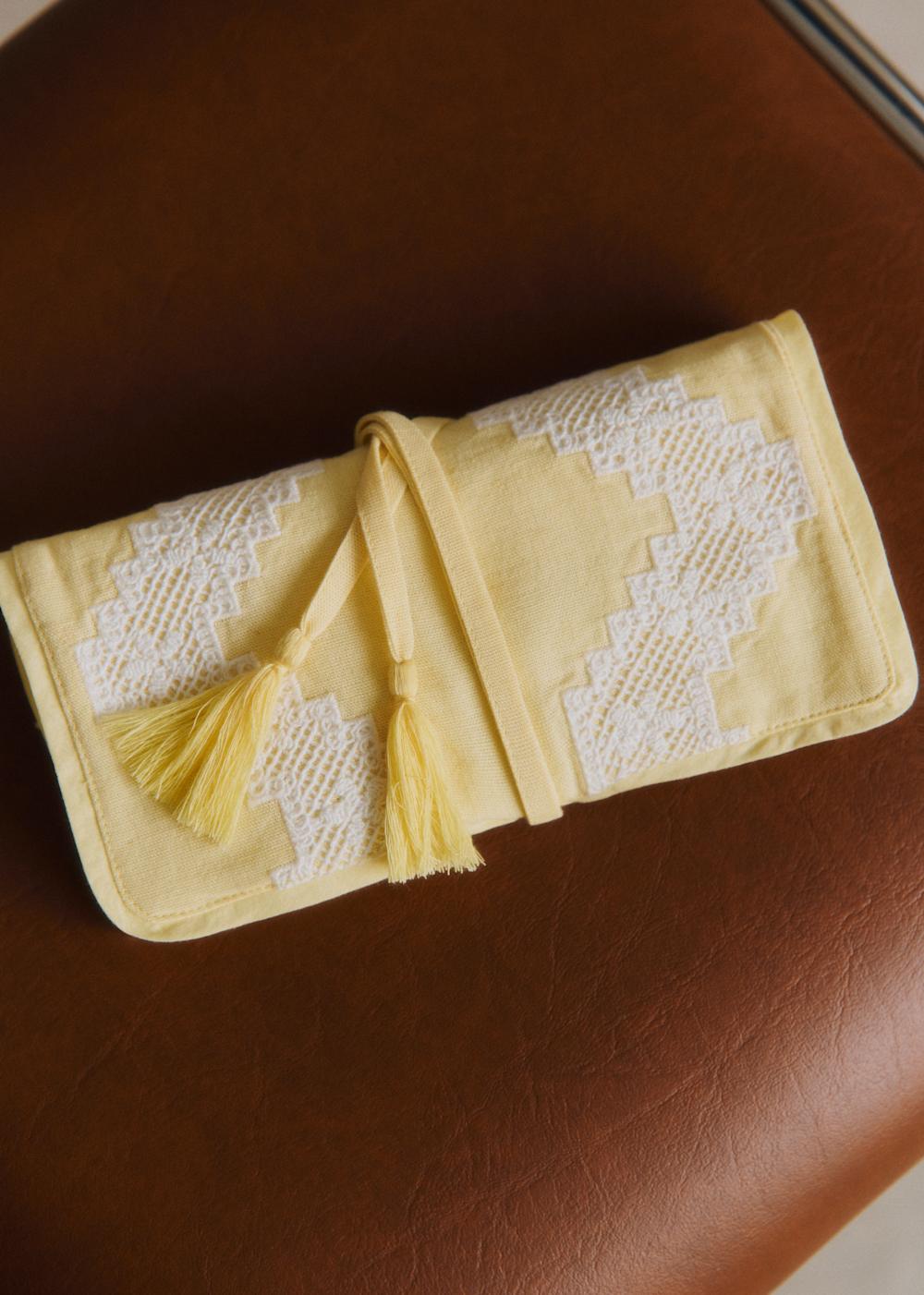 Jewelry Pouch - Yellow