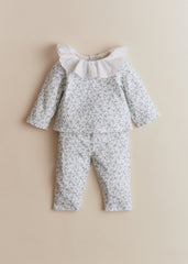 Ava Set - Blue Eglantine Print