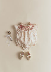 Mathilde romper suit - Mini Roses Print